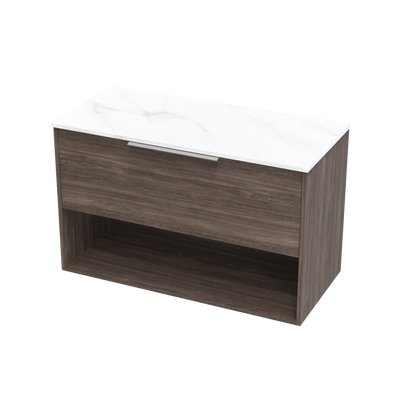 Nikau Pro Arctic 1000 Drawer Open Wall Vanity