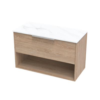 Nikau Pro Arctic 1000 Drawer Open Wall Vanity