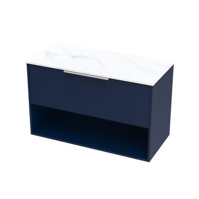 Nikau Pro Arctic 1000 Drawer Open Wall Vanity