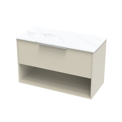 Nikau Pro Arctic 1000 Drawer Open Wall Vanity