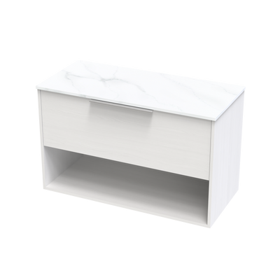 Nikau Pro Arctic 1000 Drawer Open Wall Vanity
