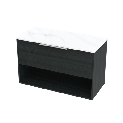 Nikau Pro Arctic 1000 Drawer Open Wall Vanity