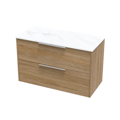 Nikau Pro Arctic 1000 Double Drawer Wall Vanity