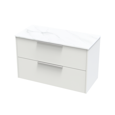Nikau Pro Arctic 1000 Double Drawer Wall Vanity