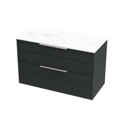 Nikau Pro Arctic 1000 Double Drawer Wall Vanity