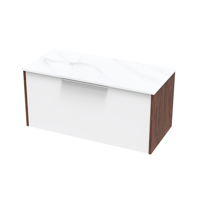 Nikau Pro Arctic 1000 Single Drawer Two Tone Wall Vanity