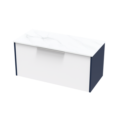 Nikau Pro Arctic 1000 Single Drawer Two Tone Wall Vanity