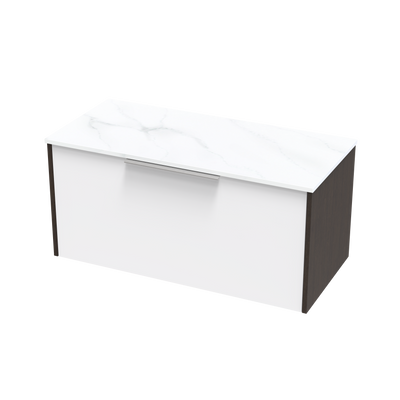 Nikau Pro Arctic 1000 Single Drawer Two Tone Wall Vanity