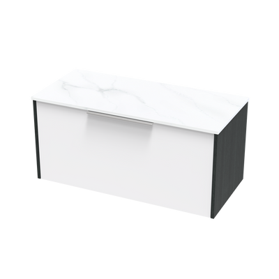 Nikau Pro Arctic 1000 Single Drawer Two Tone Wall Vanity