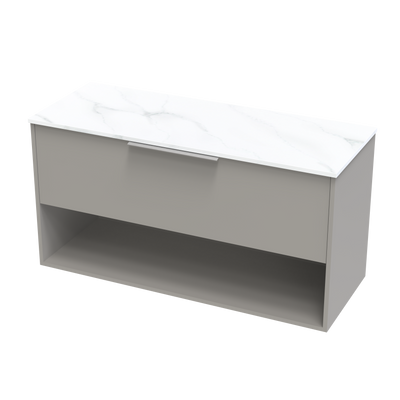 Nikau Pro Arctic 1200 Drawer Open Wall Vanity