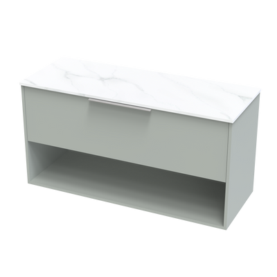 Nikau Pro Arctic 1200 Drawer Open Wall Vanity