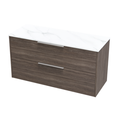 Nikau Pro Arctic 1200 Double Drawer Wall Vanity