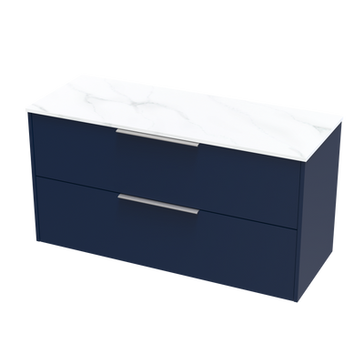 Nikau Pro Arctic 1200 Double Drawer Wall Vanity