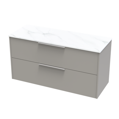 Nikau Pro Arctic 1200 Double Drawer Wall Vanity