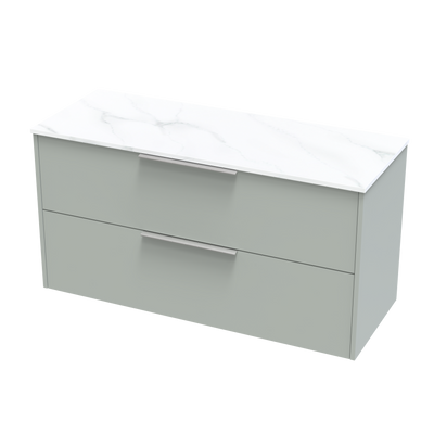 Nikau Pro Arctic 1200 Double Drawer Wall Vanity