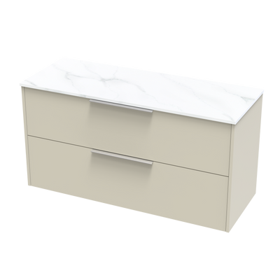Nikau Pro Arctic 1200 Double Drawer Wall Vanity