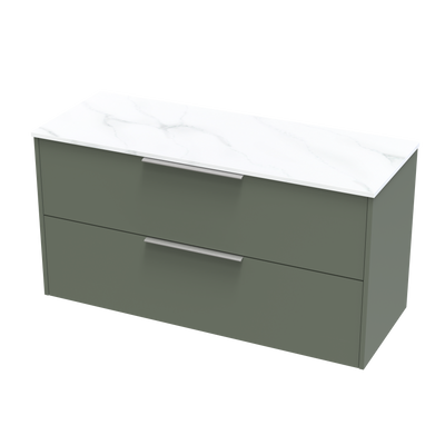 Nikau Pro Arctic 1200 Double Drawer Wall Vanity
