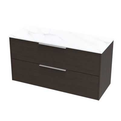 Nikau Pro Arctic 1200 Double Drawer Wall Vanity