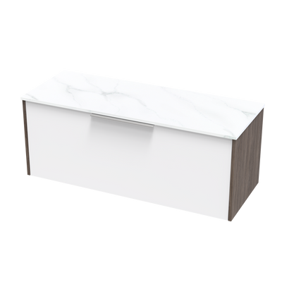 Nikau Pro Arctic 1200 Single Drawer Two Tone Wall Vanity