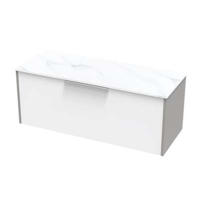 Nikau Pro Arctic 1200 Single Drawer Two Tone Wall Vanity