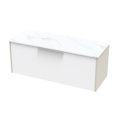 Nikau Pro Arctic 1200 Single Drawer Two Tone Wall Vanity