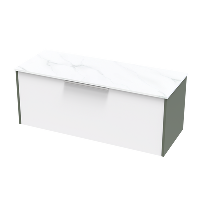 Nikau Pro Arctic 1200 Single Drawer Two Tone Wall Vanity