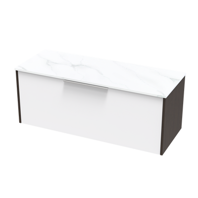 Nikau Pro Arctic 1200 Single Drawer Two Tone Wall Vanity