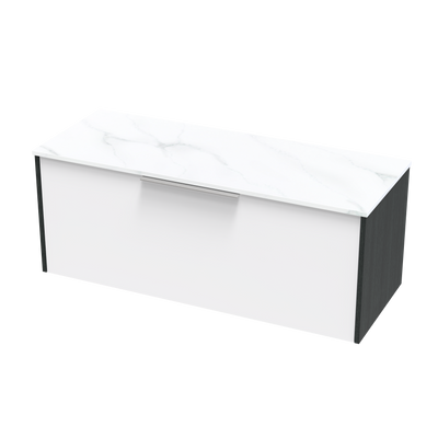 Nikau Pro Arctic 1200 Single Drawer Two Tone Wall Vanity