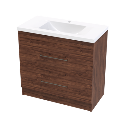 Cashmere Norfolk 900 Double Drawer Floor Vanity