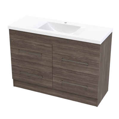 Cashmere Norfolk 1200 4 Drawer Floor Vanity