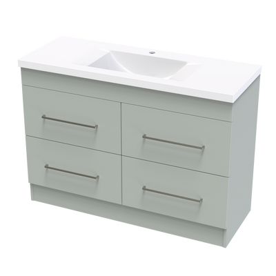 Cashmere Norfolk 1200 4 Drawer Floor Vanity