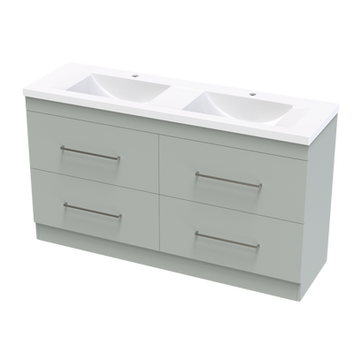 Norfolk Double Drawers 1500mm Double Bowl Floor Vanity