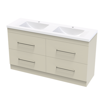 Norfolk Double Drawers 1500mm Double Bowl Floor Vanity