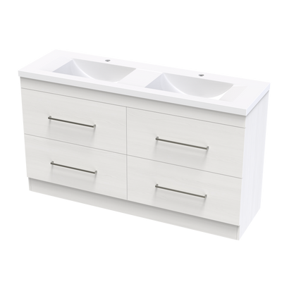 Norfolk Double Drawers 1500mm Double Bowl Floor Vanity