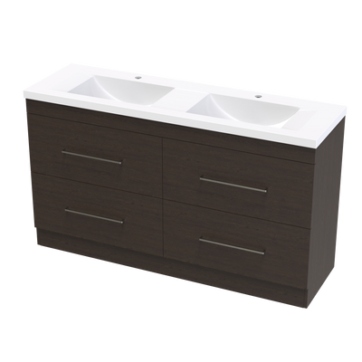 Norfolk Double Drawers 1500mm Double Bowl Floor Vanity