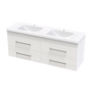 Norfolk Double Drawers 1500mm Double Bowl Wall Hung Vanity
