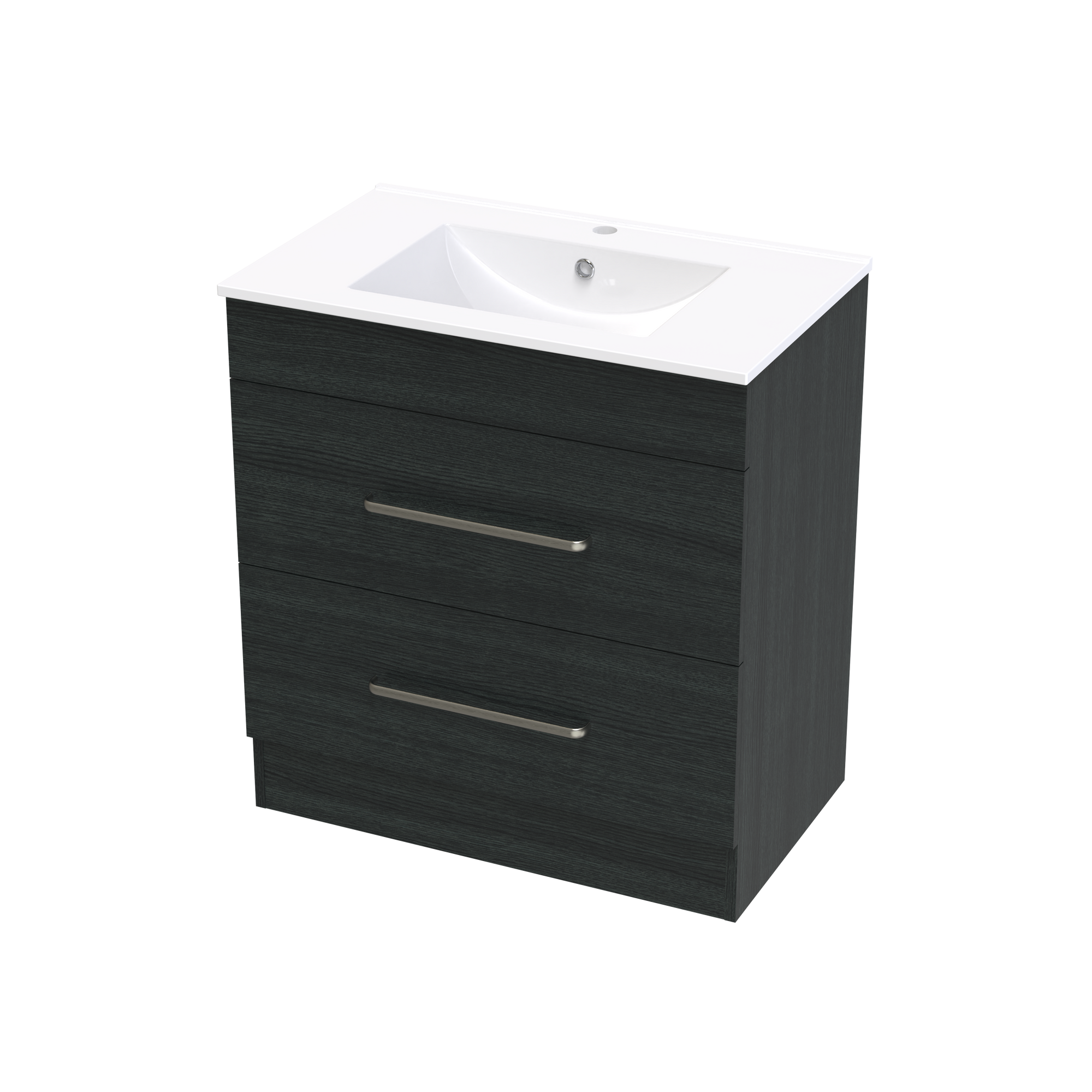 Pacific Double Drawer 750mm Floor Vanity