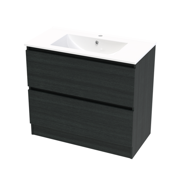 Pacific Rise Double Drawer 900mm Floor Vanity
