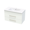 Pacific Double Drawer 900mm Wall Hung Vanity