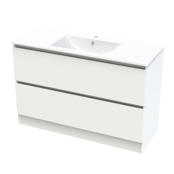 Pacific Rise Double Drawer 1200mm Floor Vanity