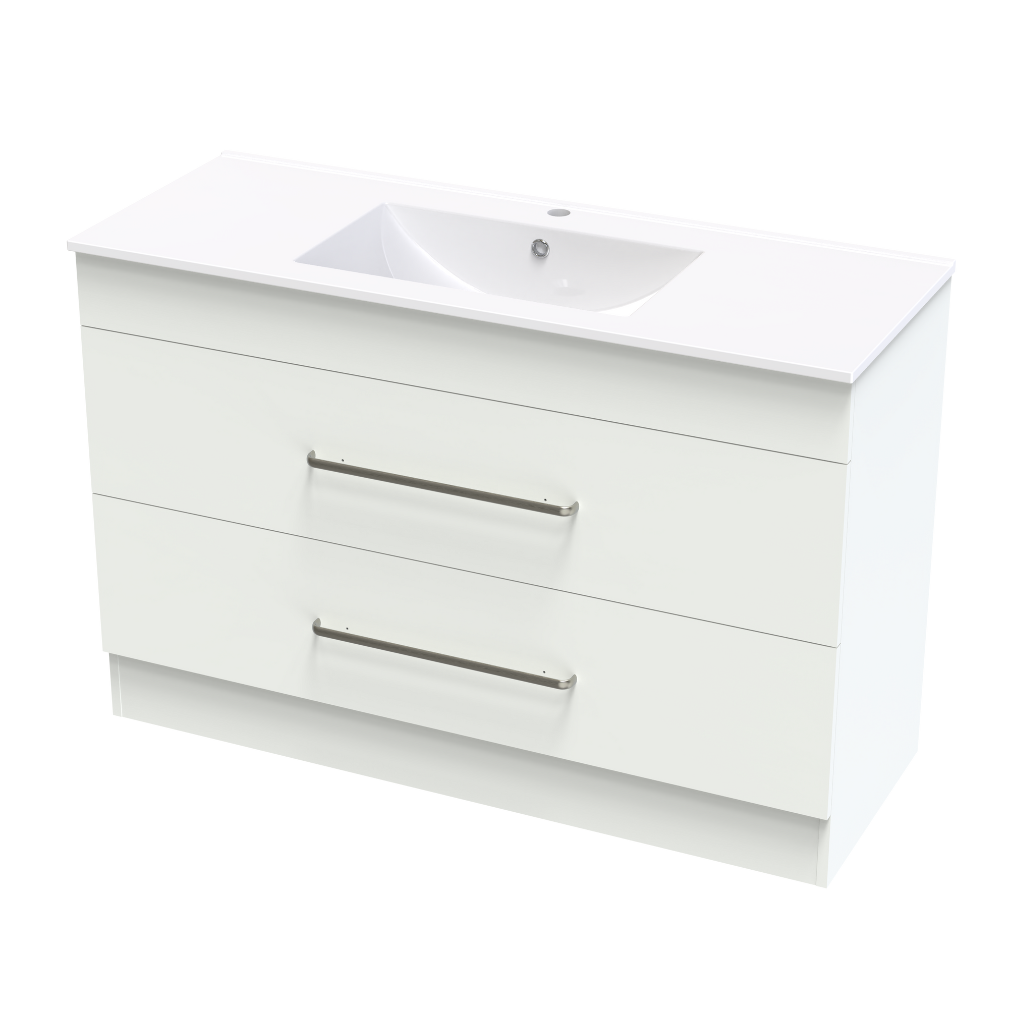 Pacific Double Drawer 1200mm Floor Vanity