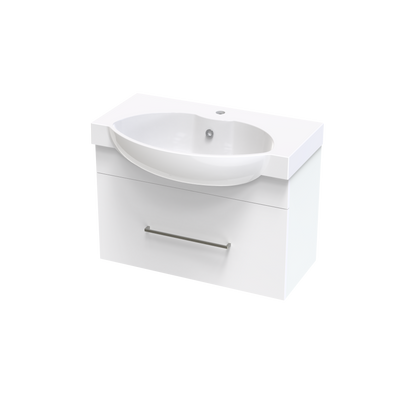 Raglan 750 Single Drawer Wall Vanity