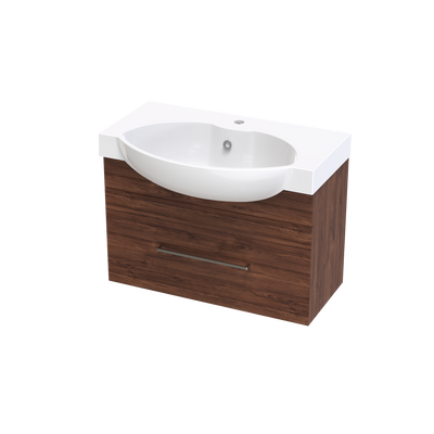 Raglan 750 Single Drawer Wall Vanity