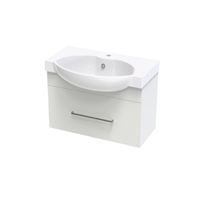 Raglan 750 Single Drawer Wall Vanity