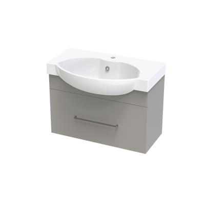 Raglan 750 Single Drawer Wall Vanity