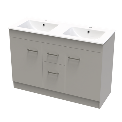 Classic Valley 1200 Double Bowl Floor Vanity