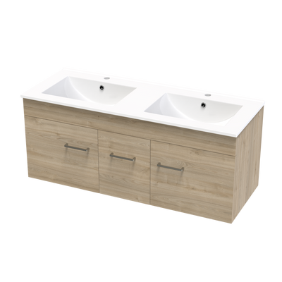 Classic Valley 1200 Double Bowl Wall Vanity