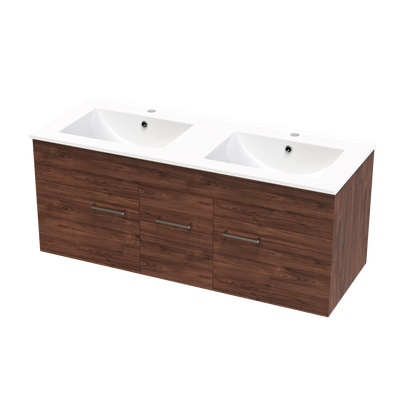 Classic Valley 1200 Double Bowl Wall Vanity