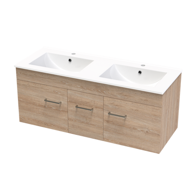 Classic Valley 1200 Double Bowl Wall Vanity