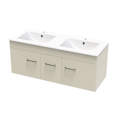 Classic Valley 1200 Double Bowl Wall Vanity